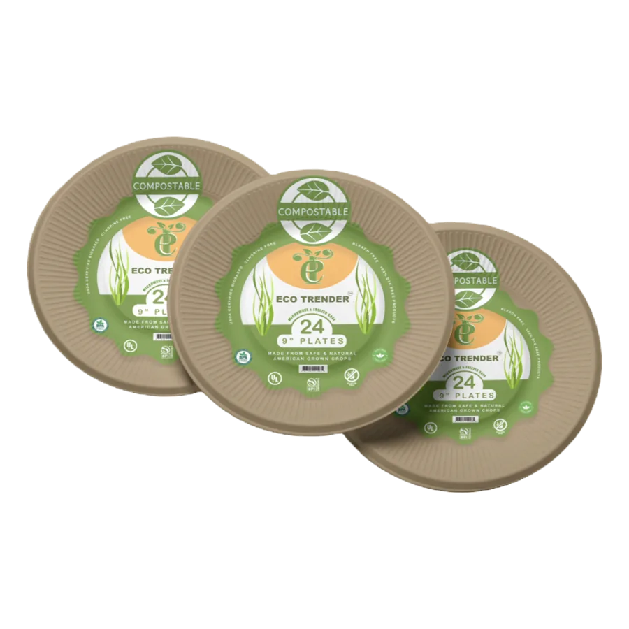 EcoTrender Compostable Plates