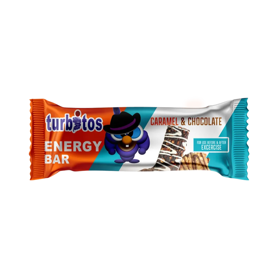 Turbitos Energy Bars - Caramel & Chocolate